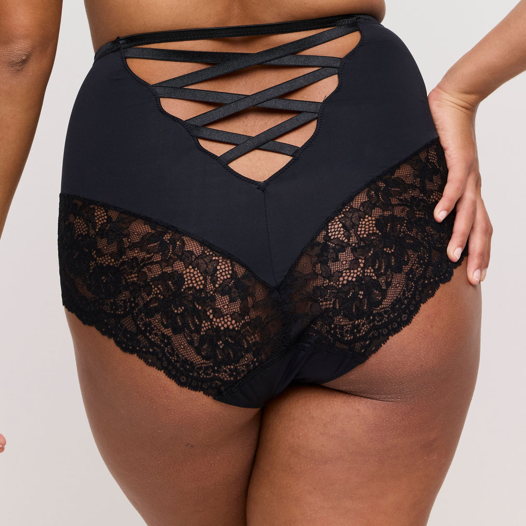 Slip haut noir Shimla