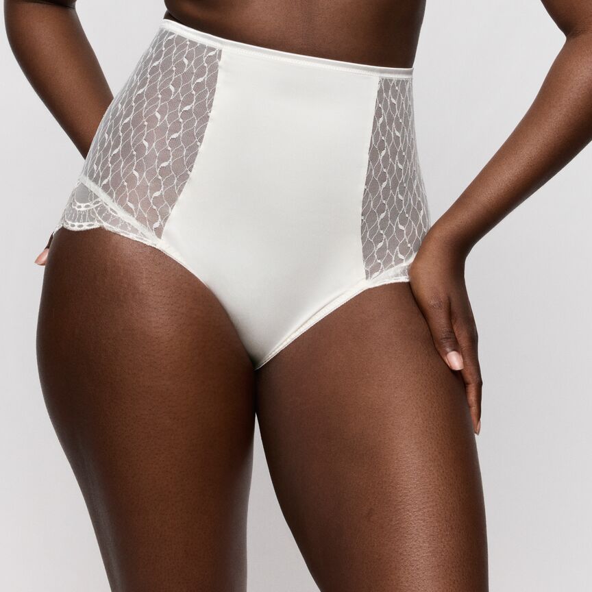 Slip haut rétro Naica Ivoire