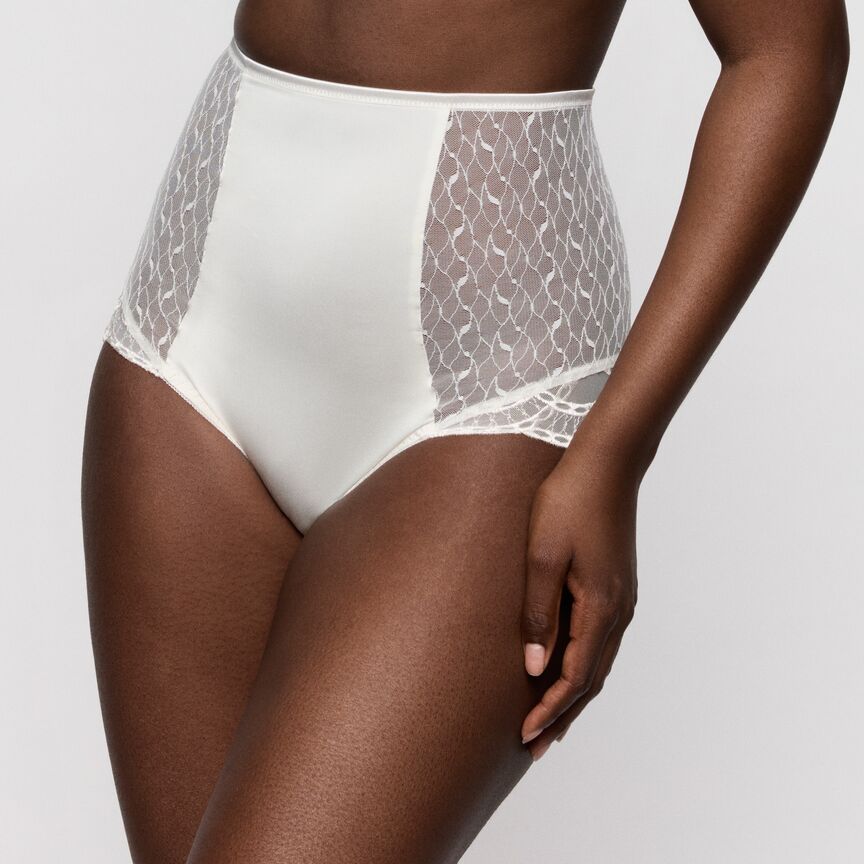 Slip haut rétro Naica Ivoire