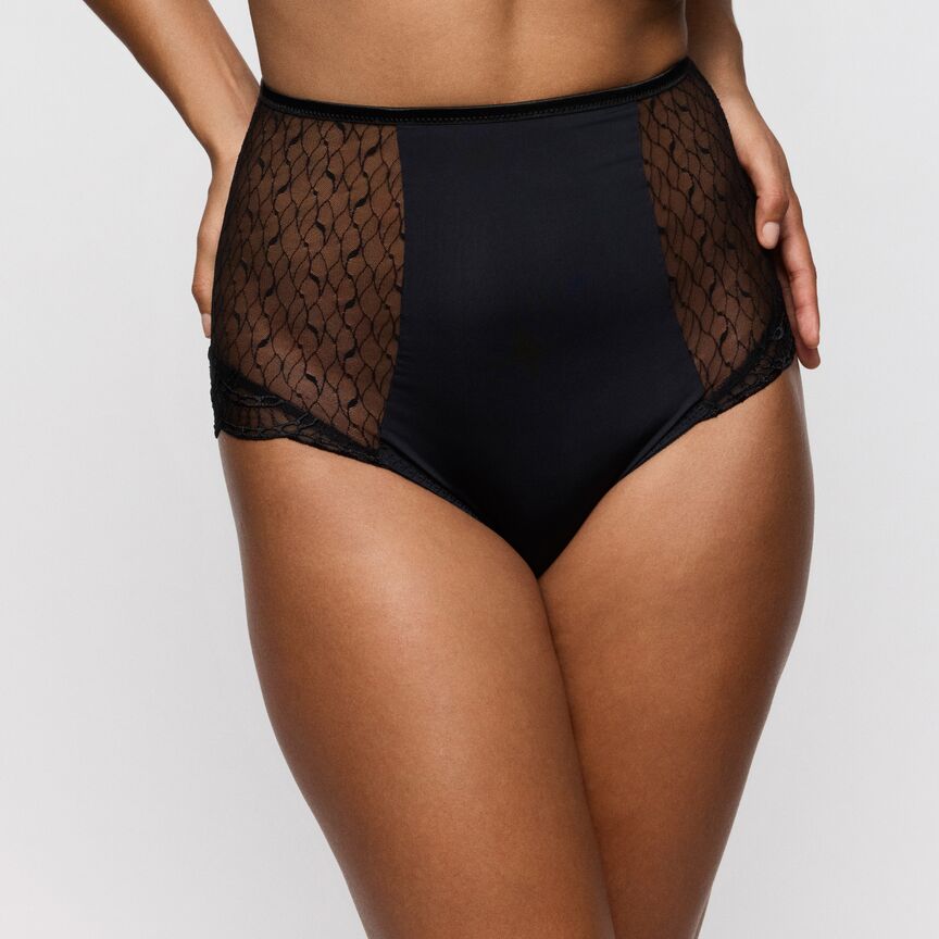 Slip haut rétro Naica noir