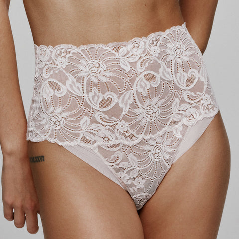 Slip haut Shavonne rose pâle