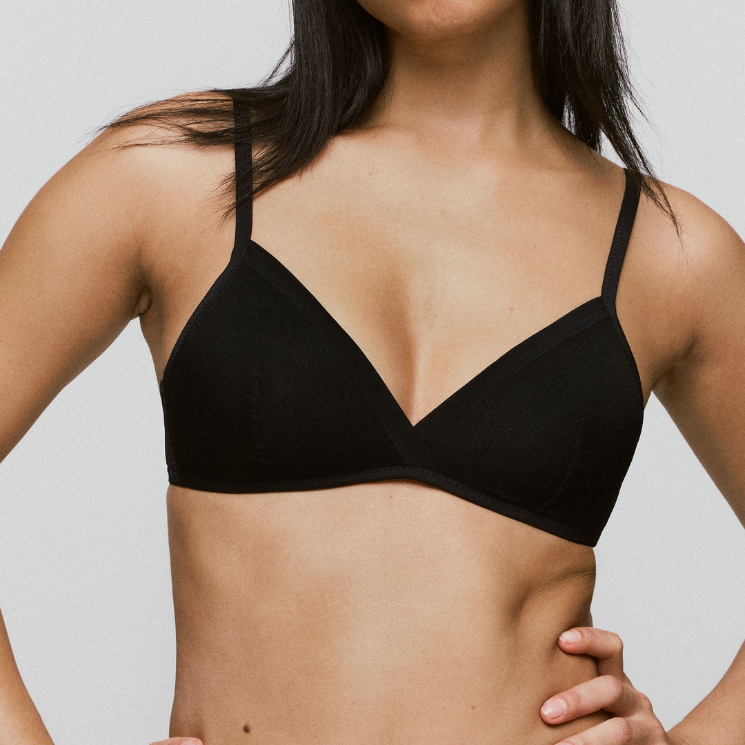 Soutien-gorge sans armature noir Chalmers
