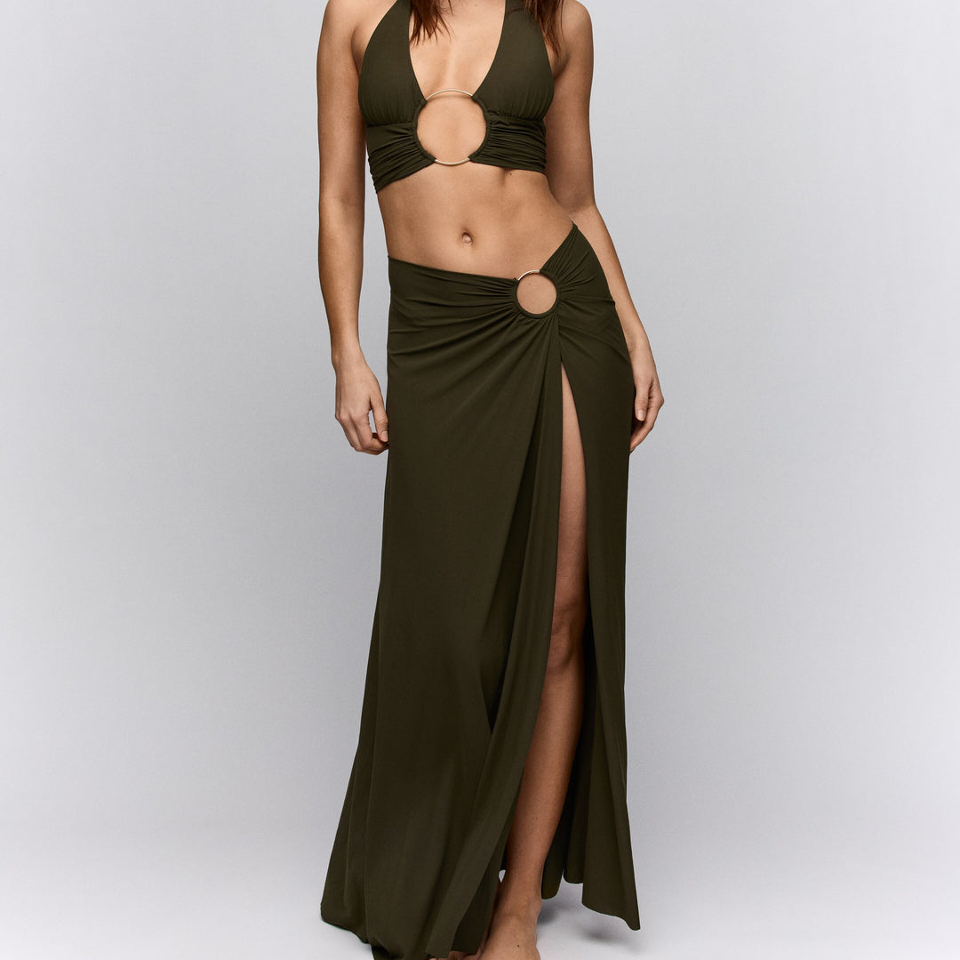 Jupe Lita olive green