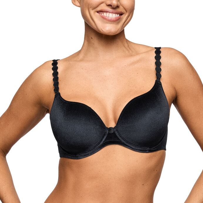 Soutien-gorge Coque coeur Tom Velour noir