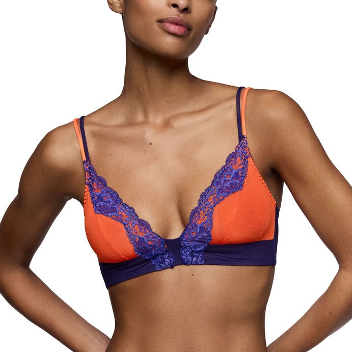 Soutien-gorge sans armatures Bremer Orange Shock