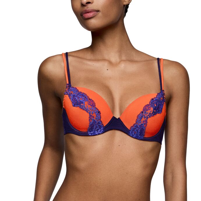 Soutien-gorge push Bremer Orange Shock