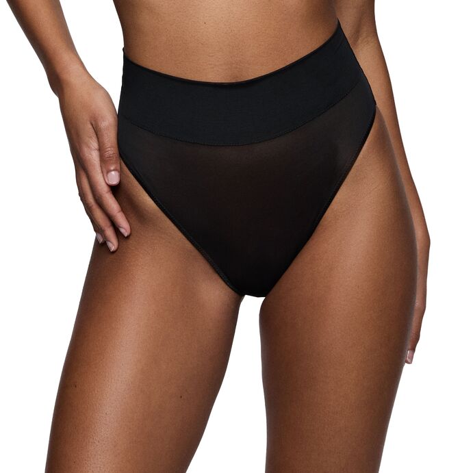 Slip haut  noir Tegla