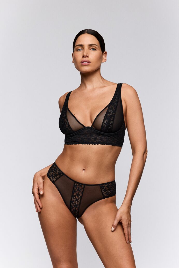 Soutien gorge brassière noire Ariarne