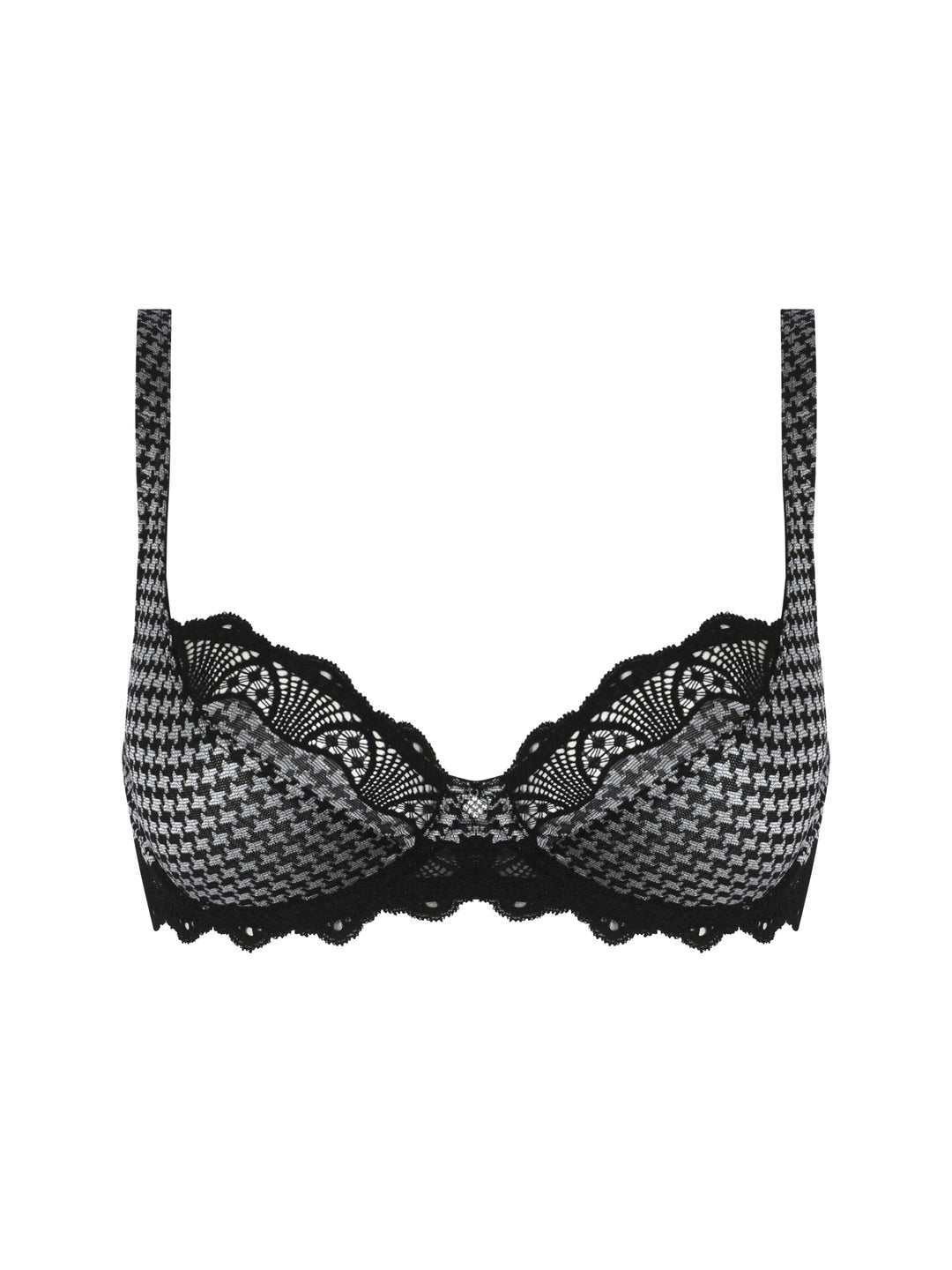 Soutien-gorge corbeille tulipe Icone Business pied de poule