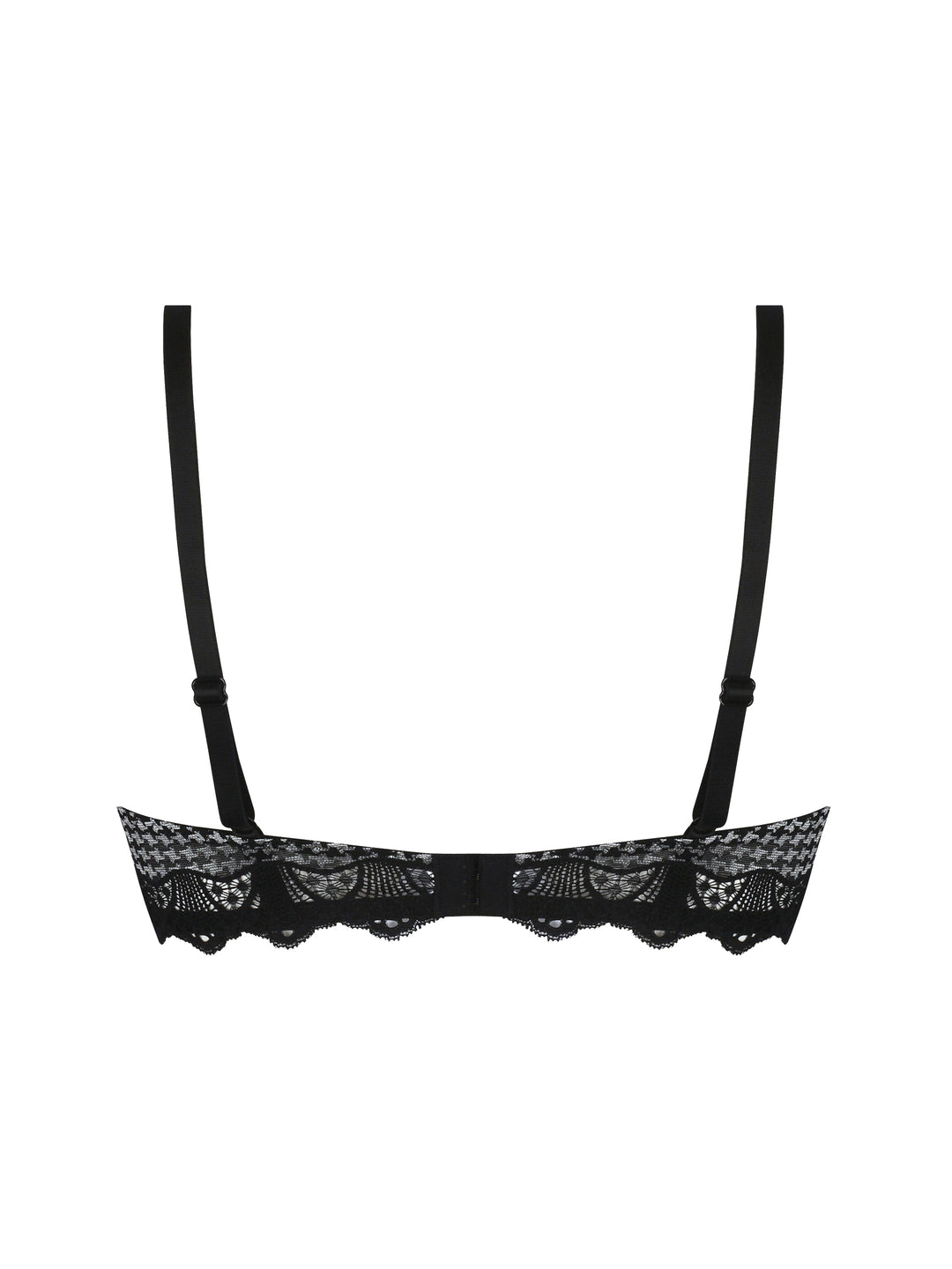 Soutien-gorge plunge demie mousse Icone Business pied de poule