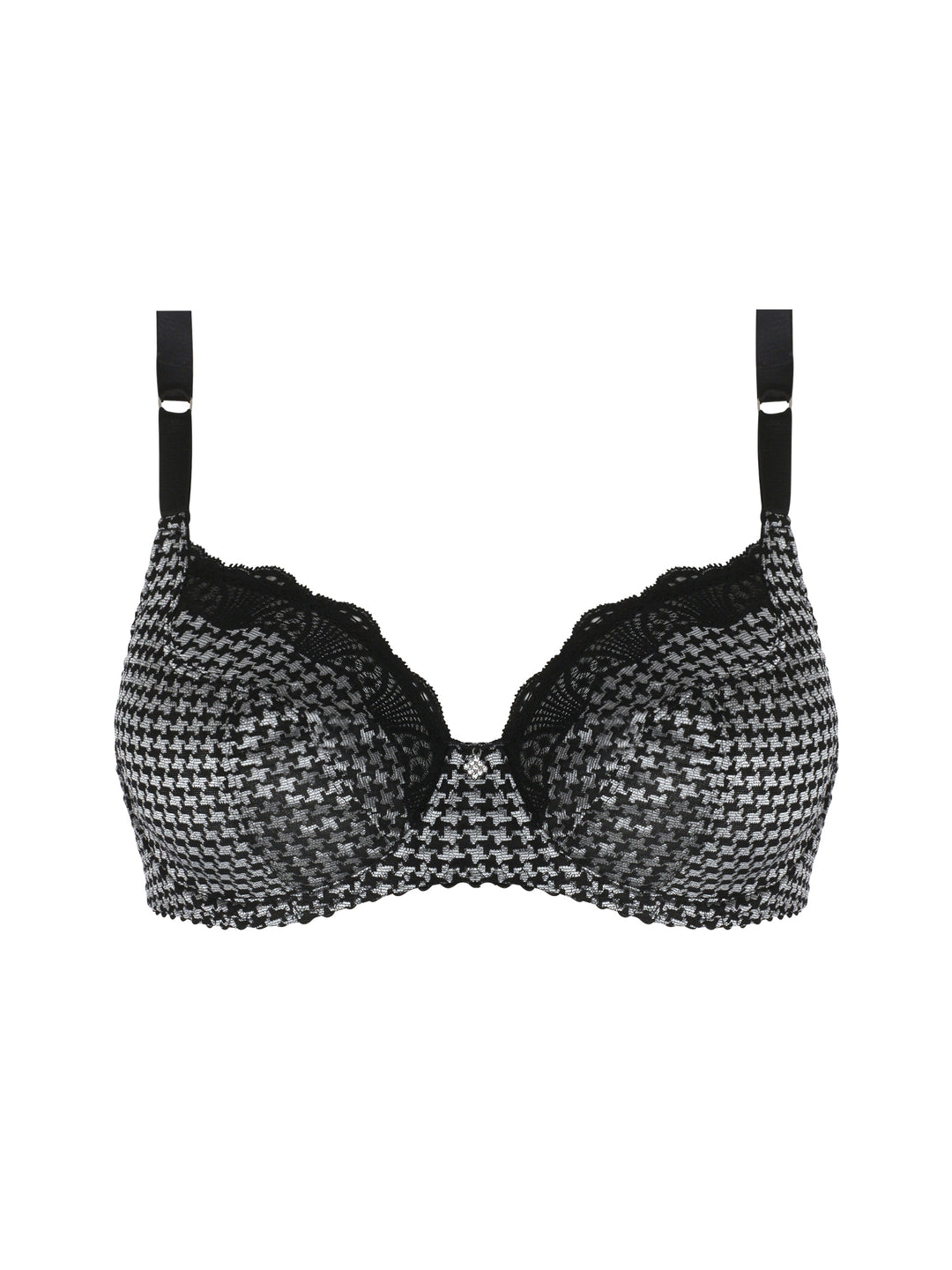Soutien-gorge corbeille fitting Icone Business pied de poule