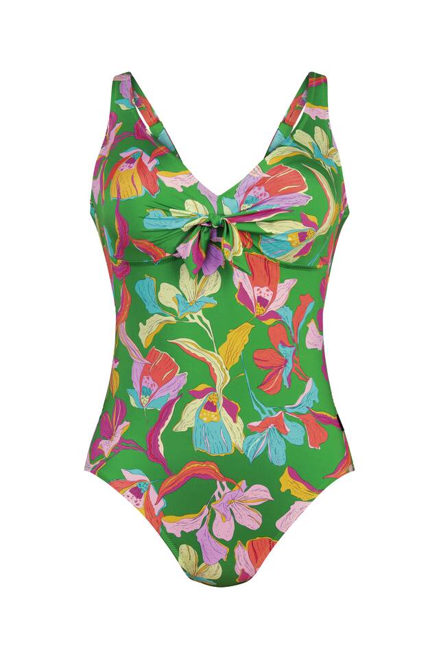 Maillot de bain 1 pièce vert Olivia