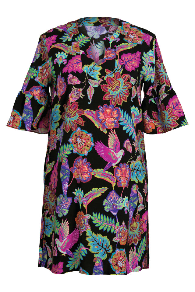 Robe de plage Loja floral