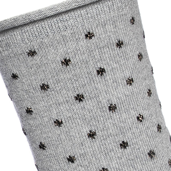 Pois bord roulotté - chaussettes femme - laine Merinos