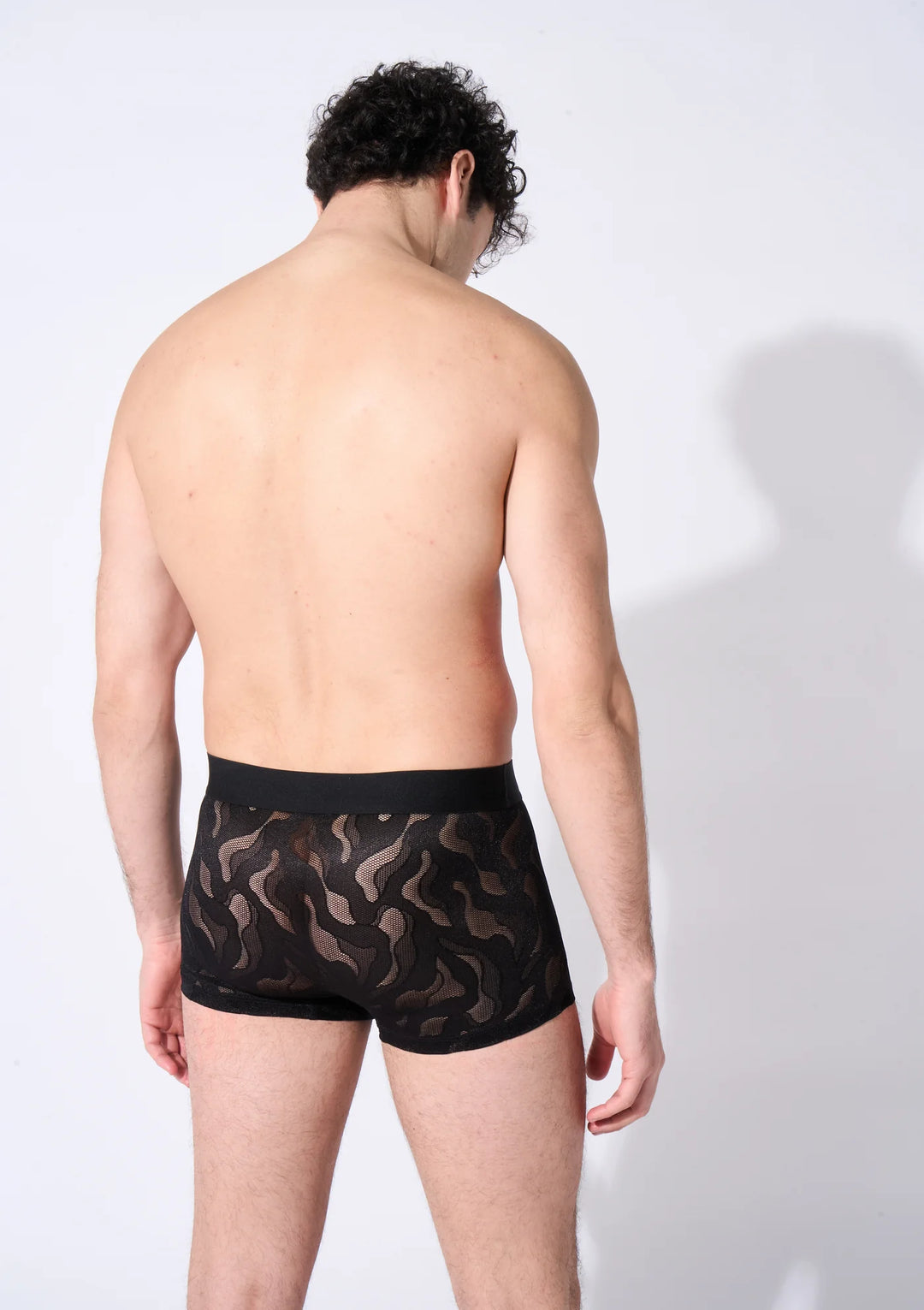 Boxer homme noir Instinct