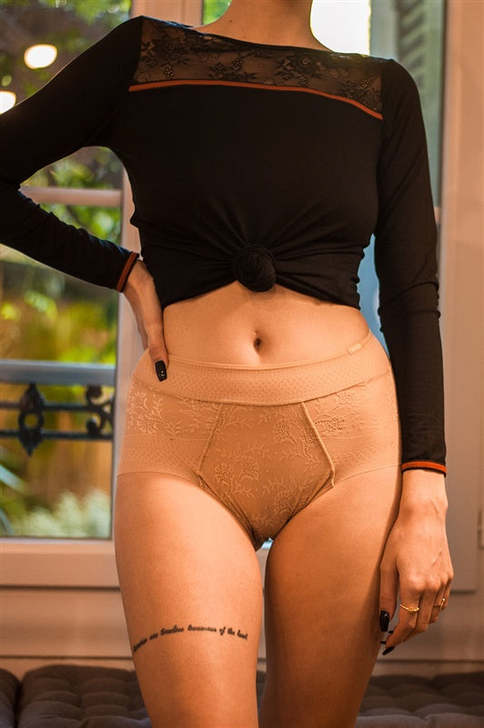 DUO Culotte Haute Magic Band  – Offre Duo 55€ (Rose &amp; Nude)