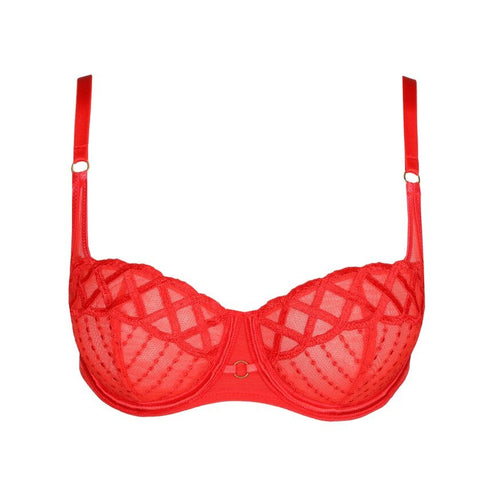 Soutien-gorge corbeille Jhana rouge