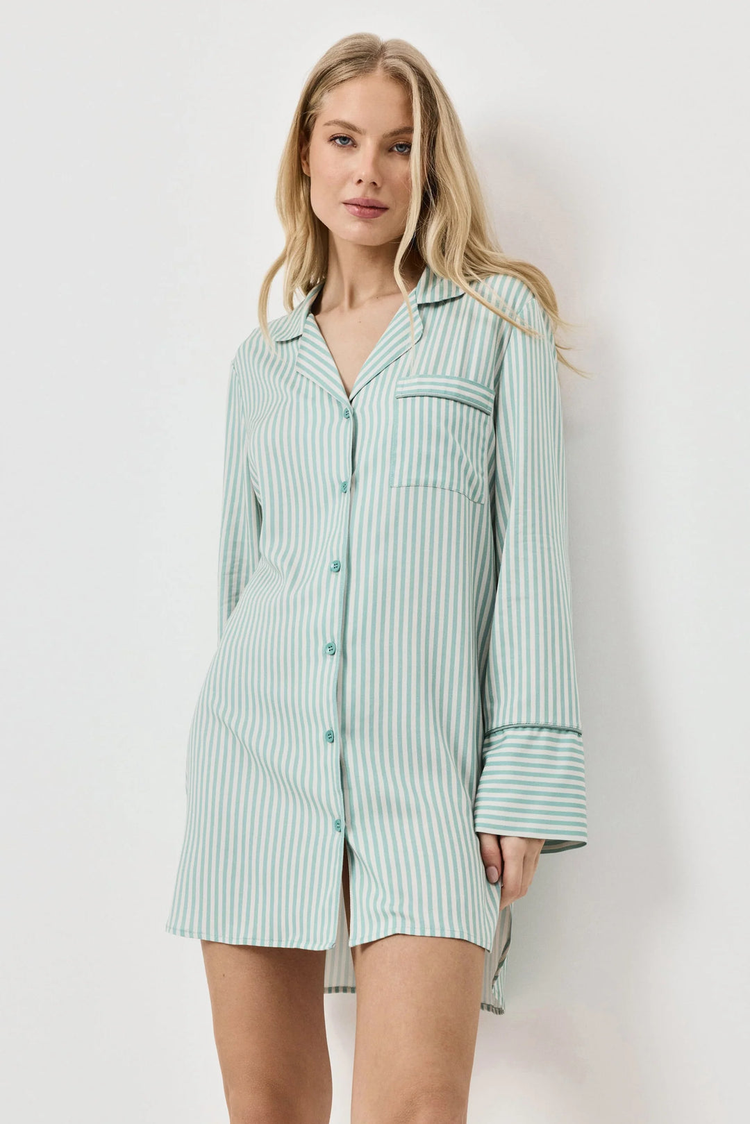 Chemise de nuit Rayé Moss