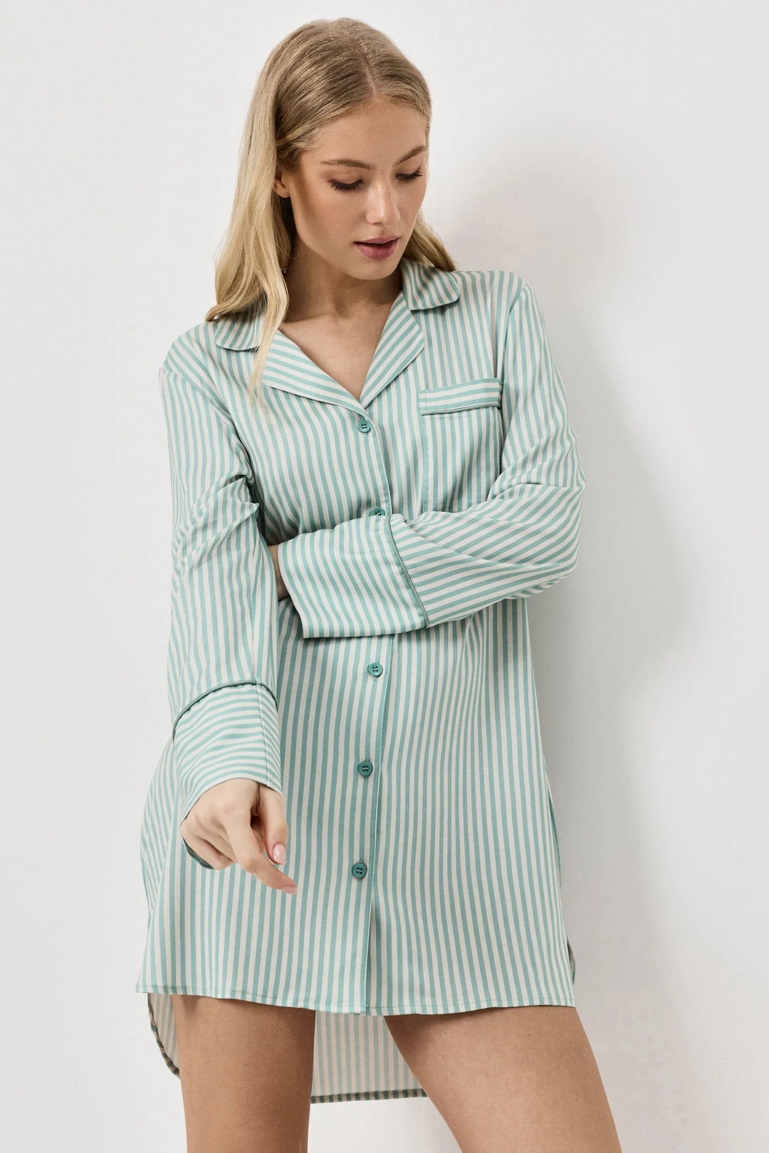 Chemise de nuit Rayé Moss