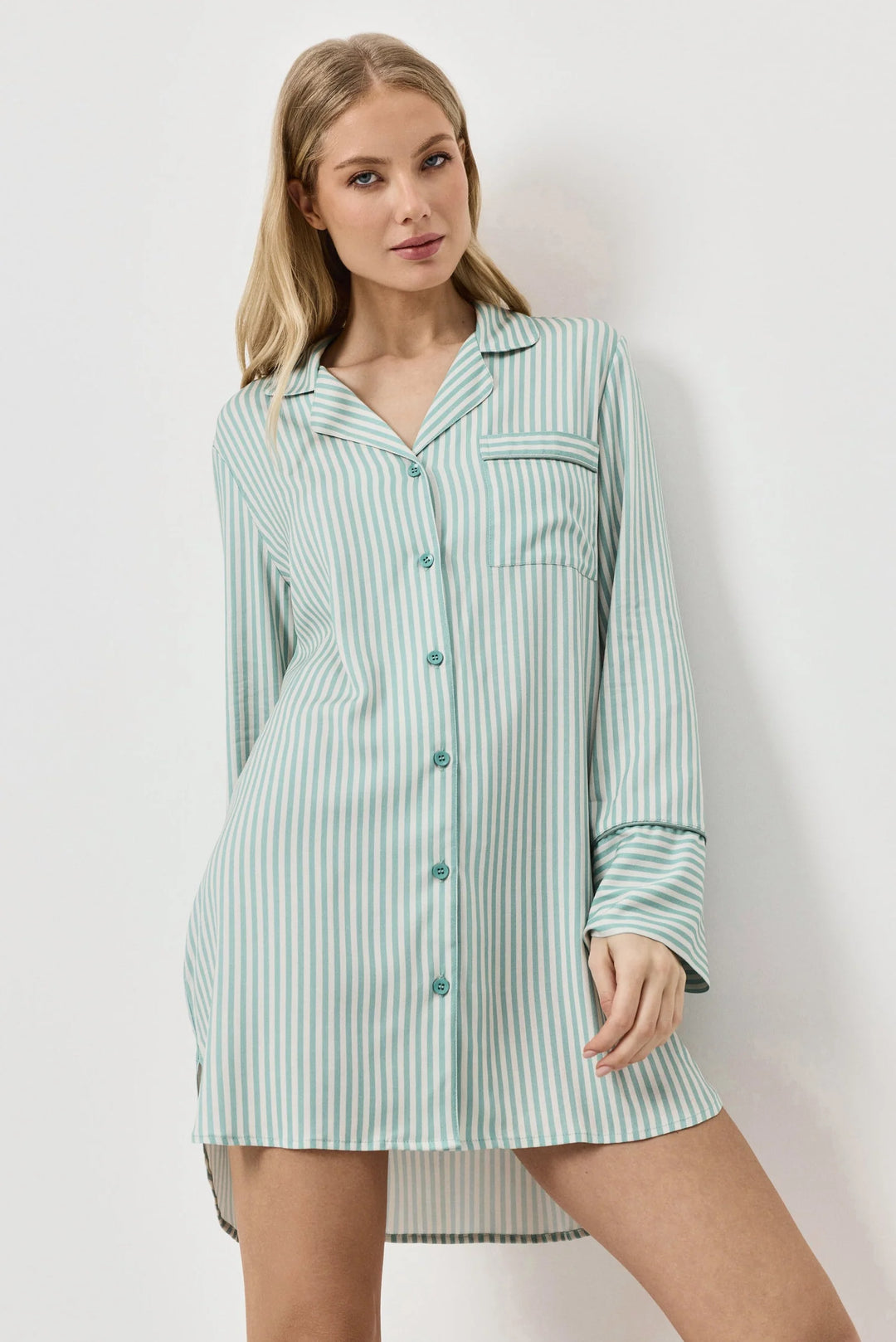 Chemise de nuit Rayé Moss