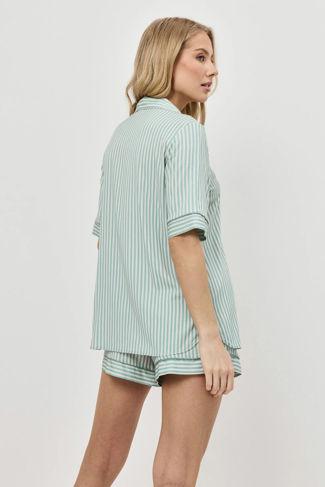 Pyjama short Rayé Moss