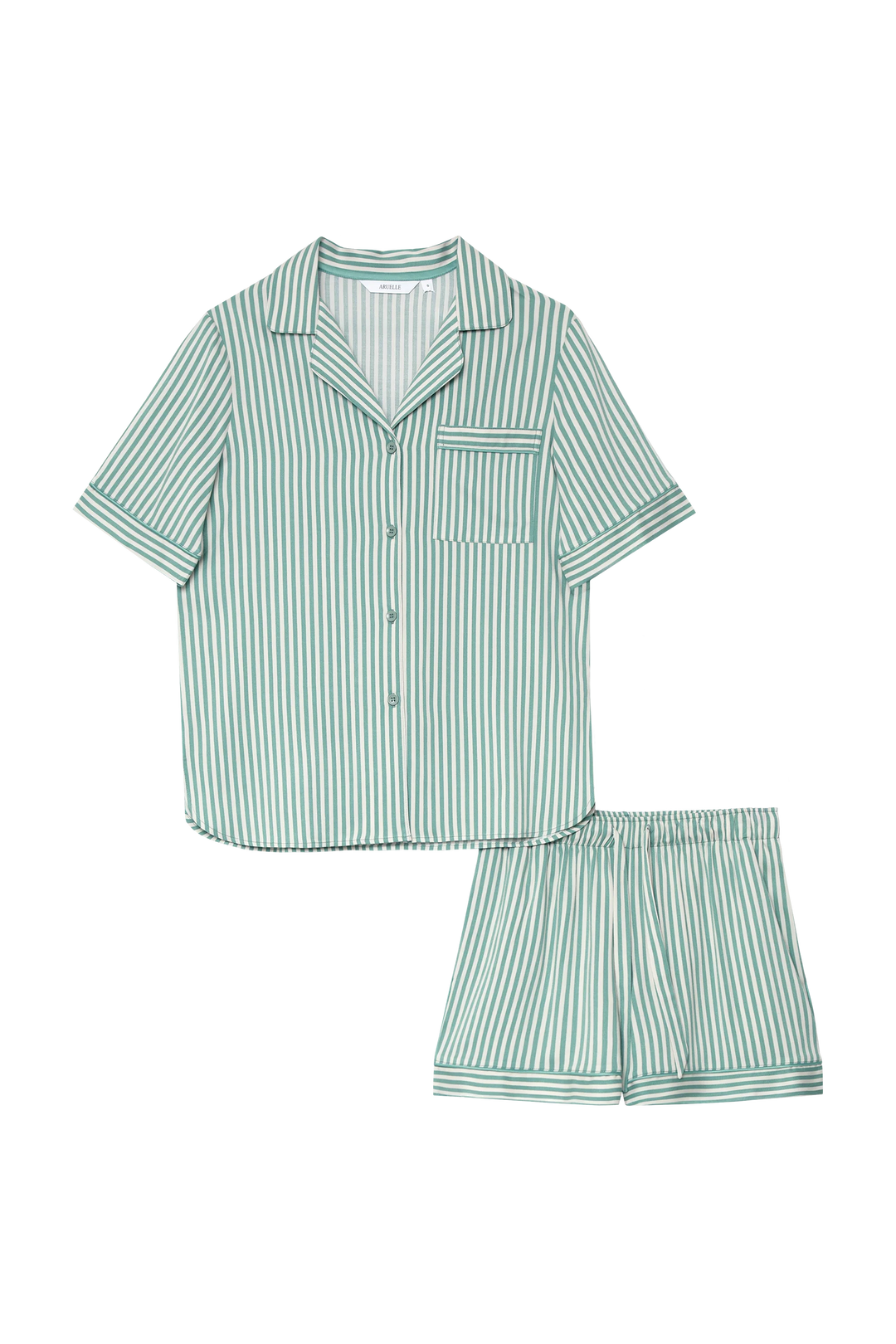 Pyjama short Rayé Moss