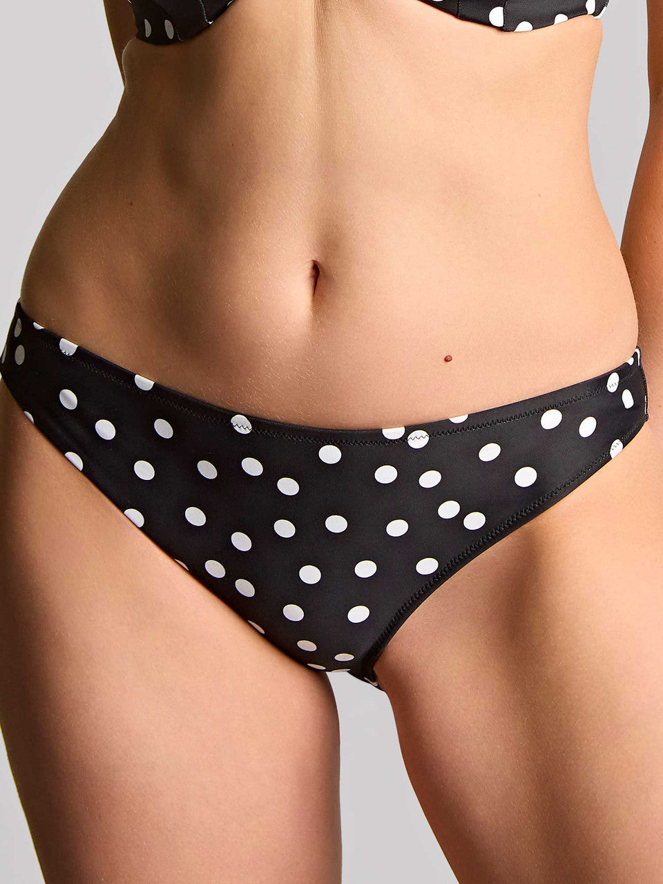 Slip de bain pois noir Isabella