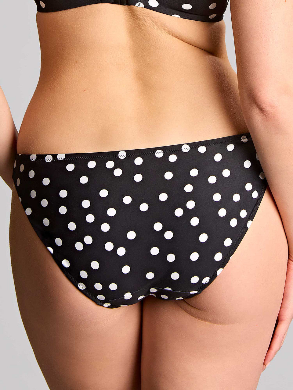 Slip de bain pois noir Isabella