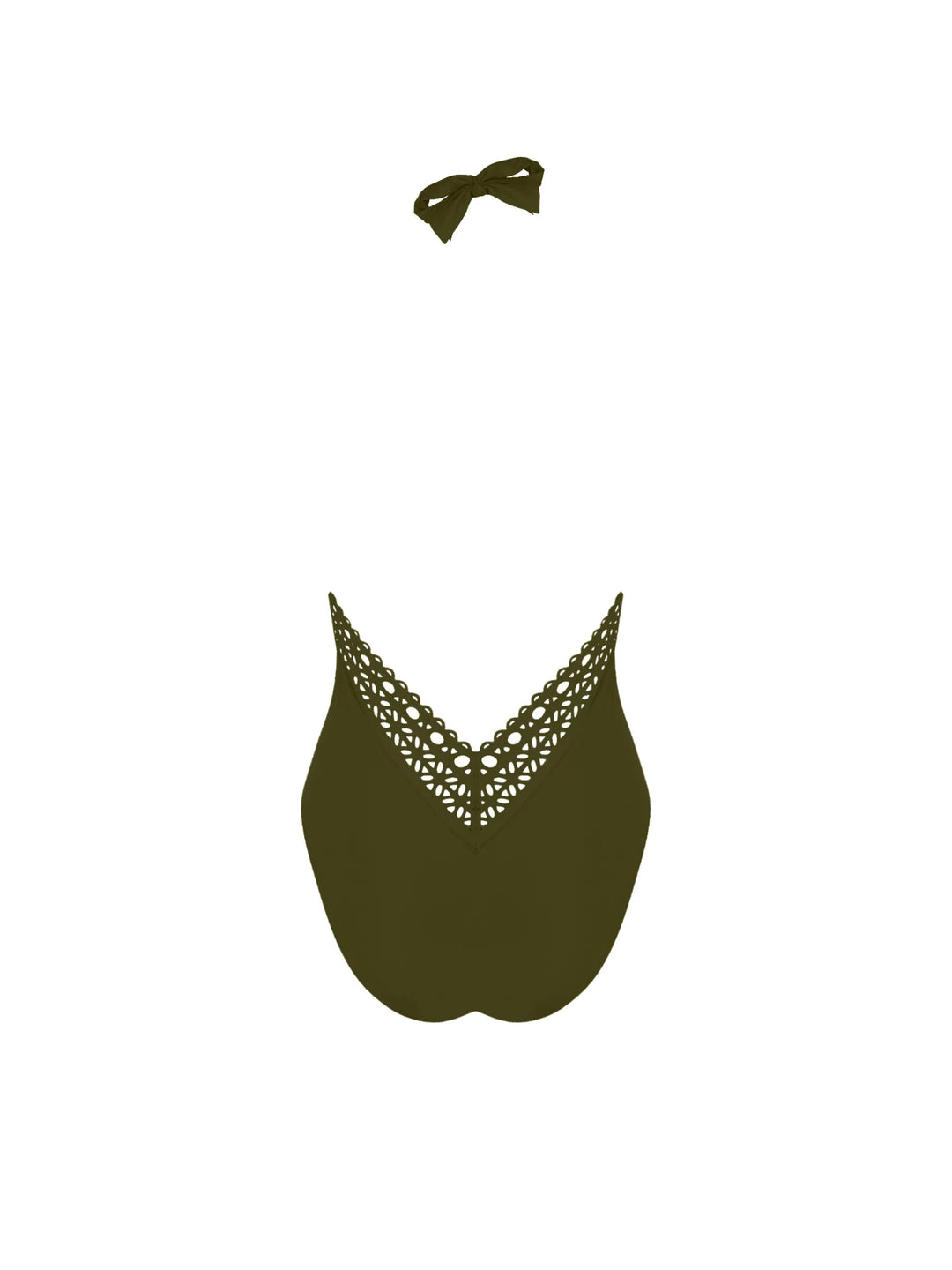 Maillot de bain 1 pièce Ajourage Couture avocat