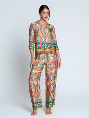 Pantalon Libertine en fleurs