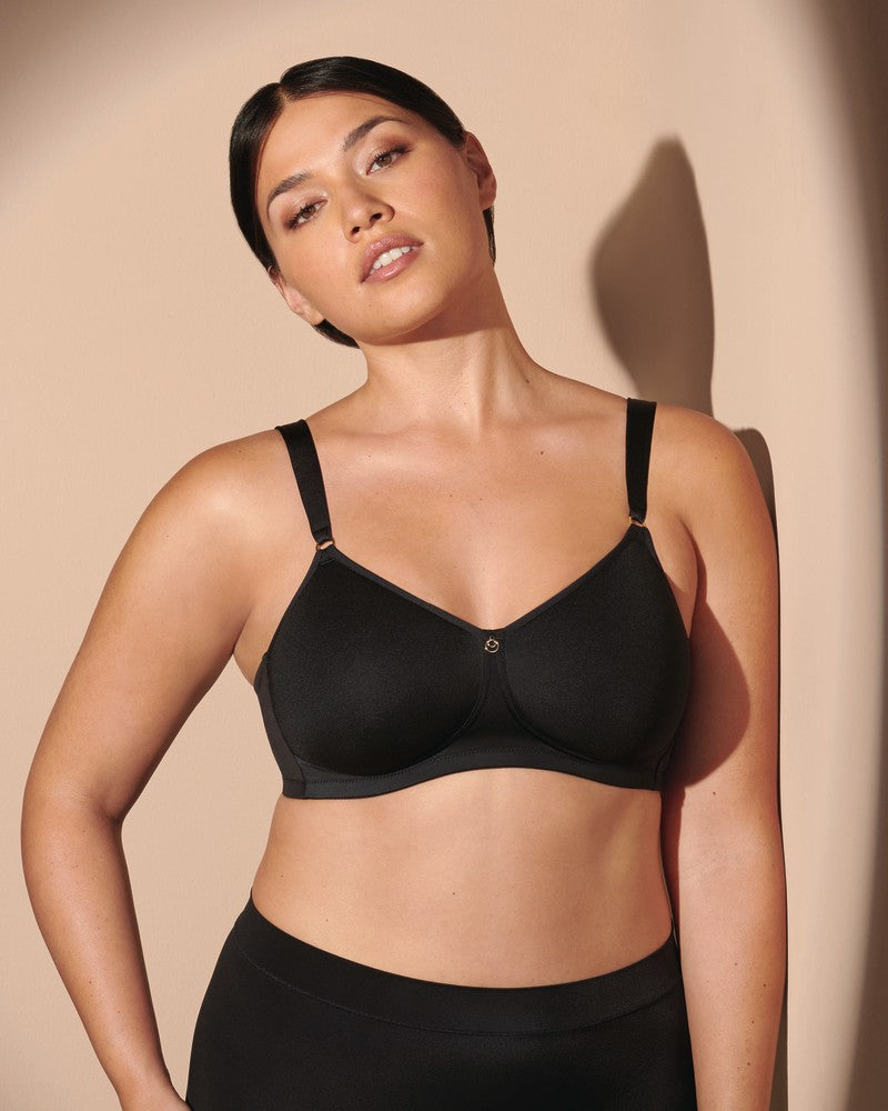 Soutien-gorge sans armature coque noir  Claire