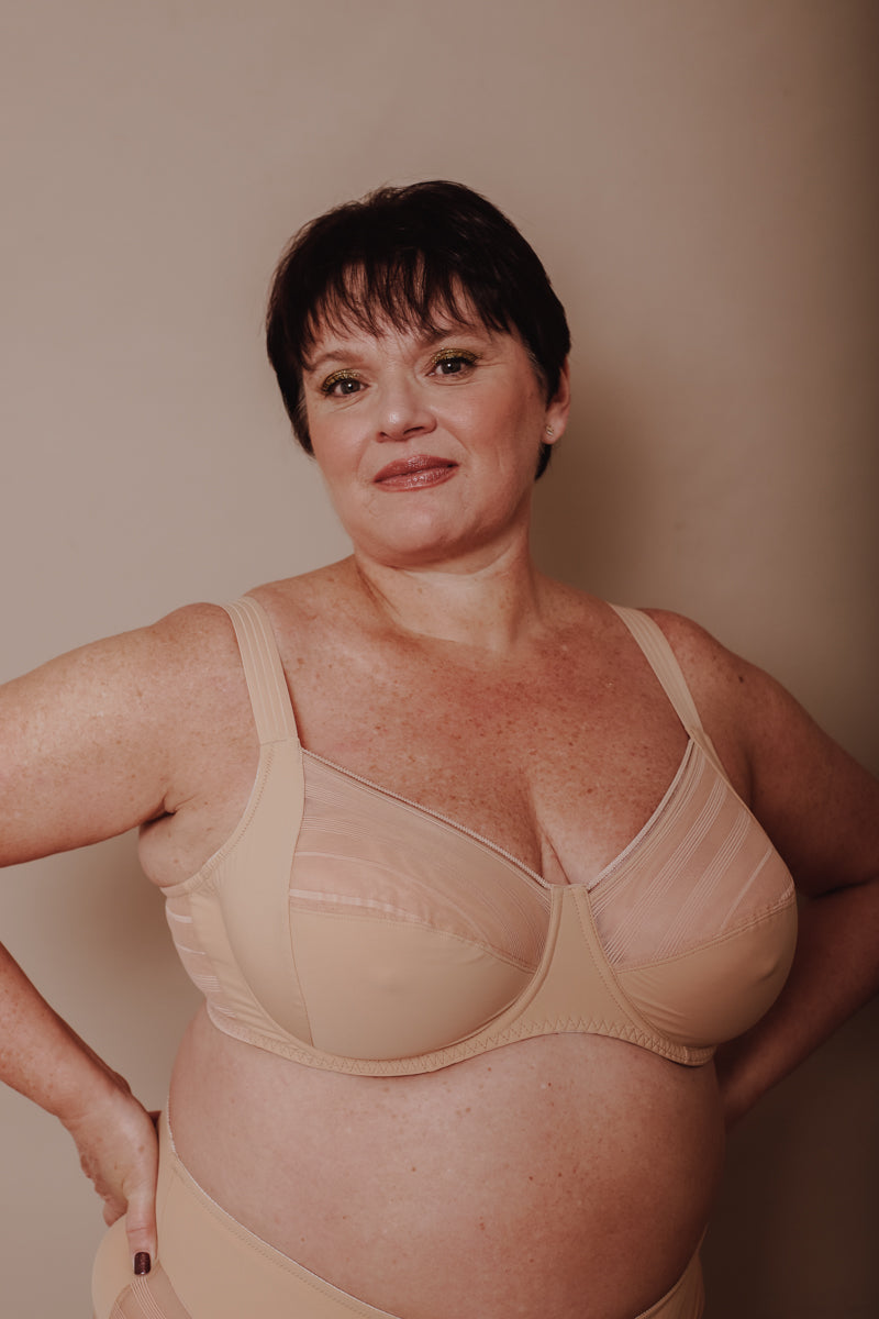 Soutien-gorge armature bien être New apesanteur Skin rose