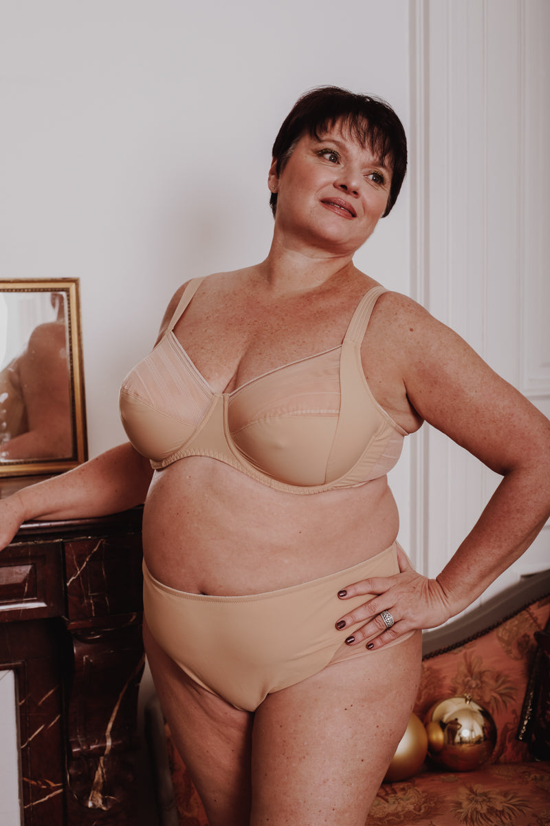 Soutien-gorge armature bien être New apesanteur Skin rose