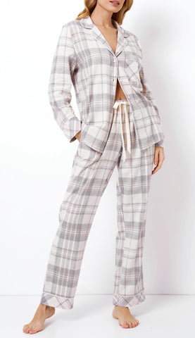 Pyjama carreaux coton Avery