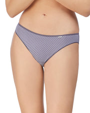 Slip taille basse coton duo Lilas