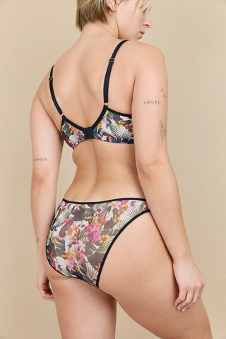 Brassière tulle Tropical