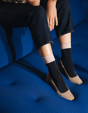 Chaussette Electro bleu nuit