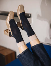 Chaussette Electro bleu nuit