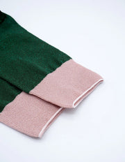 Chaussette paillette verte Samba