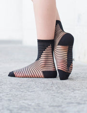 Chausette transparente Shibuya Black