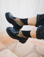 Chausette transparente Shibuya Black