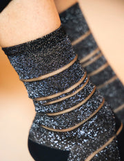 Chausette transparente Tate Modern Silver