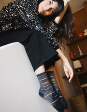 Chausette transparente Tate Modern Silver