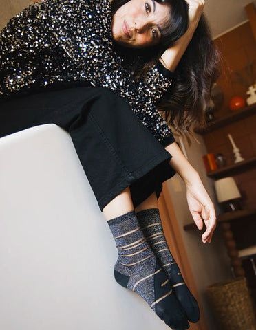 Chausette transparente Tate Modern Silver