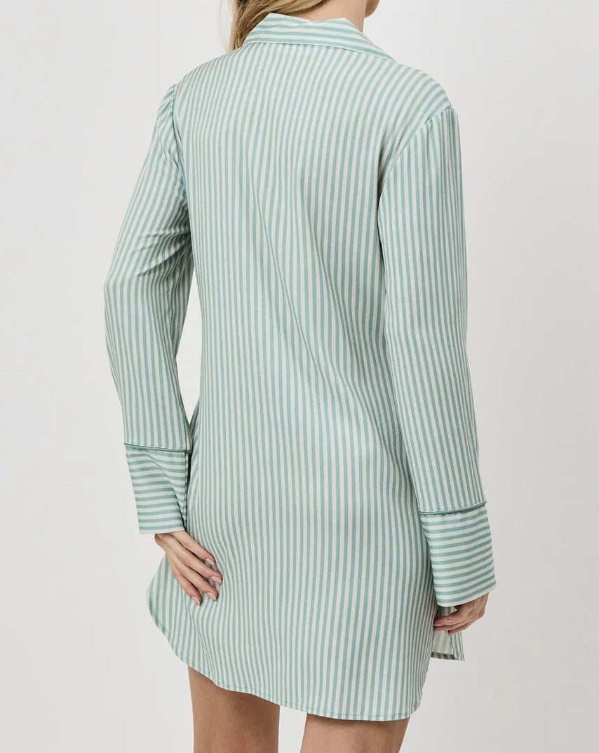 Chemise de nuit Rayé Moss