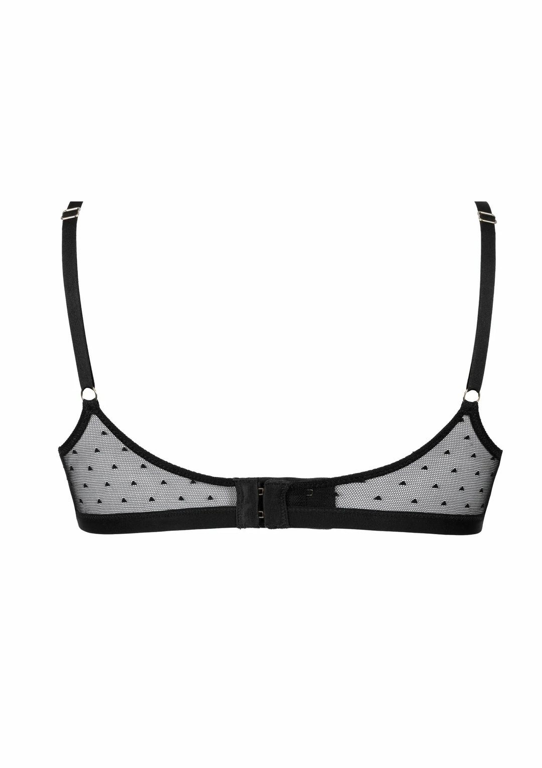 Brassière plumetis Coup de foudre noir