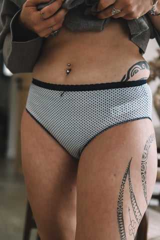 Culotte haute coton vendu par 2 coquettes