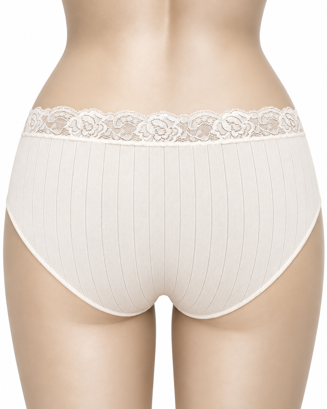 Culotte haute coton poudré - 32116