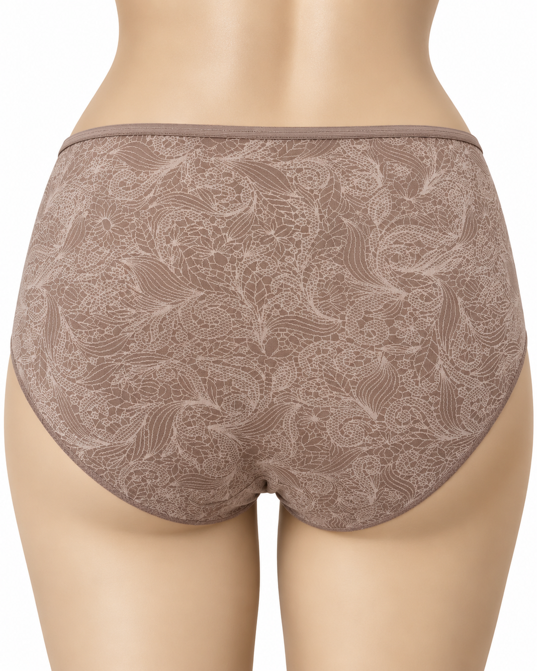 Culotte haute microfibre Praline 32119