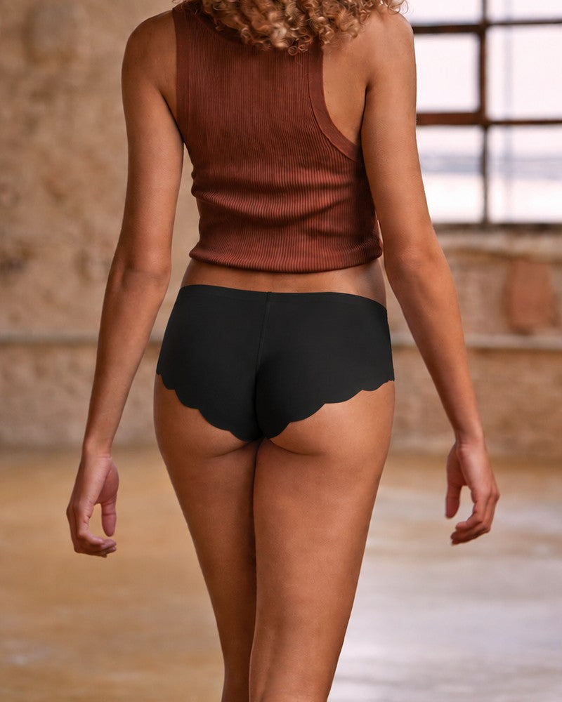Slip haut milano Charm Cero coton noir